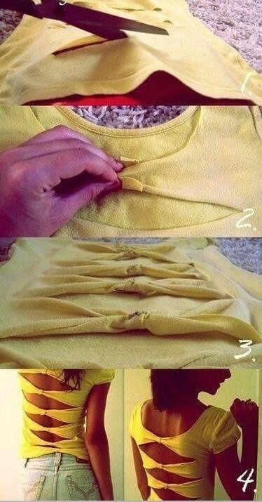 مبتكرة لإعادة استخدام ملابسك القديمة