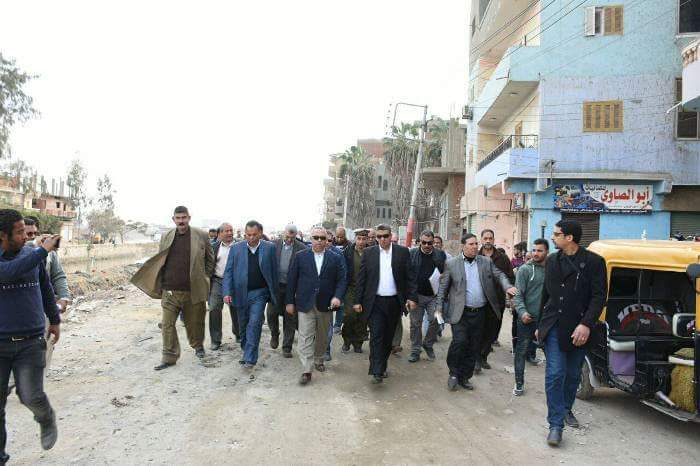 محافظ الشرقية بفاقوس