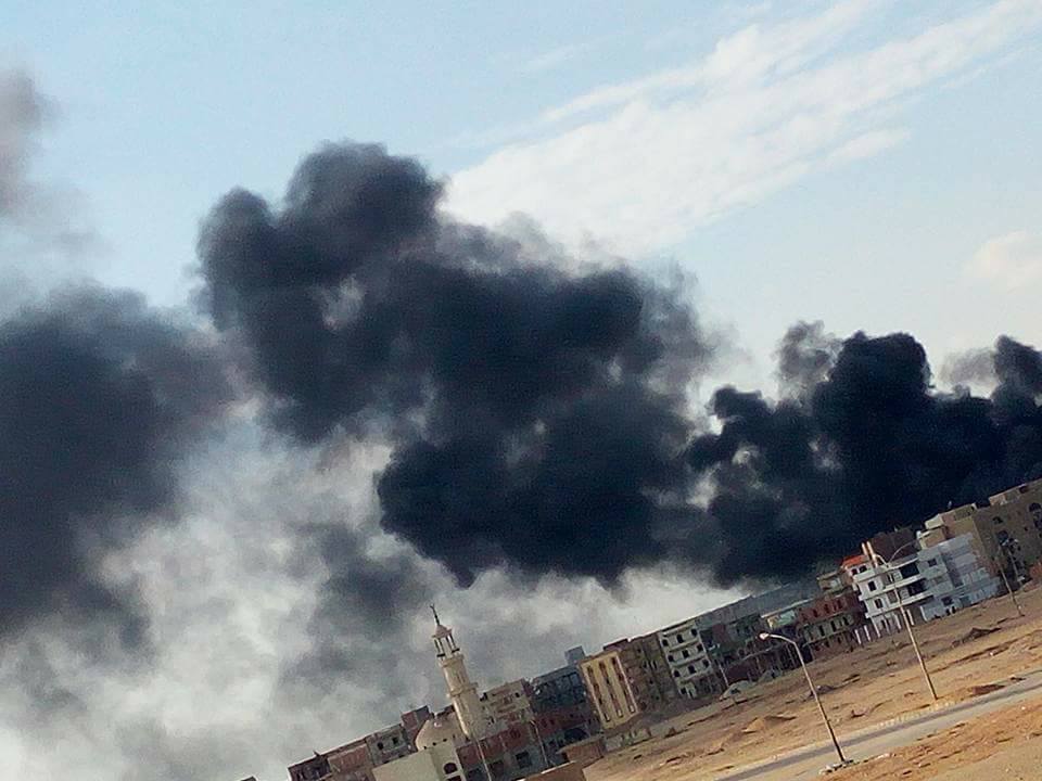 حريق في مصنع بالعاشر من رمضان 2