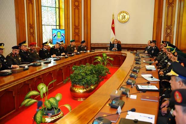 4 تعليمات رئاسية من السيسي للجيش والشرطة 1 %D8%A7%D9%84%D8%AC%D9%8A%D8%B4