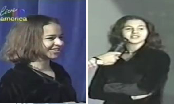 بالفيديو.. دنيا وإيمي في حوار عام 1997: «بنفهم في حاجات الكبار مابيفهموهاش» 3 إيمي