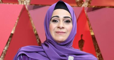 اللاجئة السورية هالة كامل على السجادة الحمراء للأوسكار