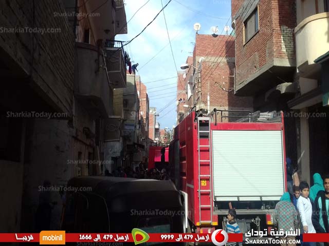 بالصور.. حريق هائل يلتهم مخزن للأخشاب بالقنايات 3