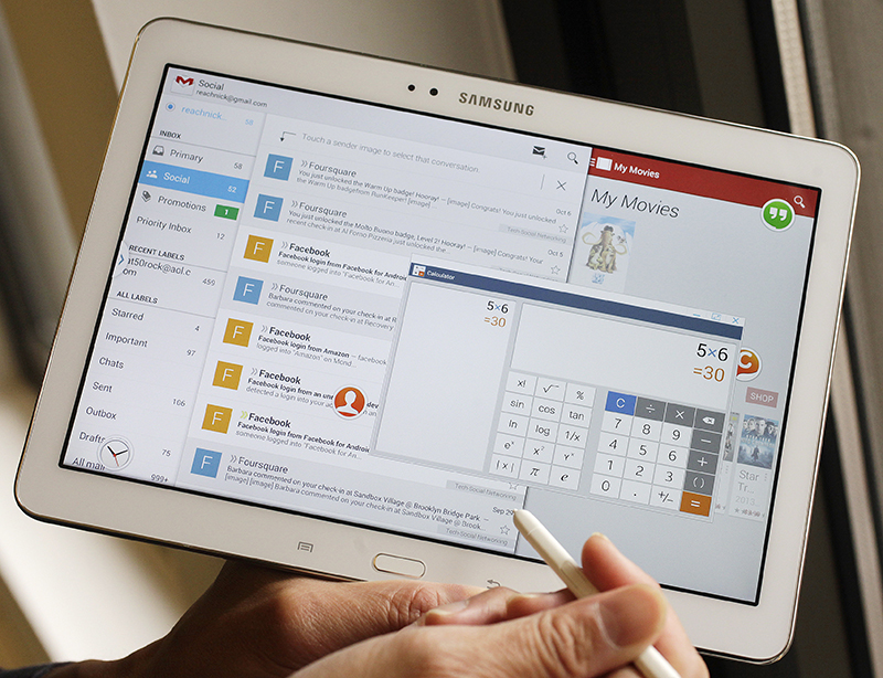 سامسونج تطلق « إس Galaxy Tab S» بقلم إلكتروني