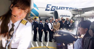 ماجدة مالك أول مصرية تقود الطائرات 777 300 العملاقة طويلة المدى