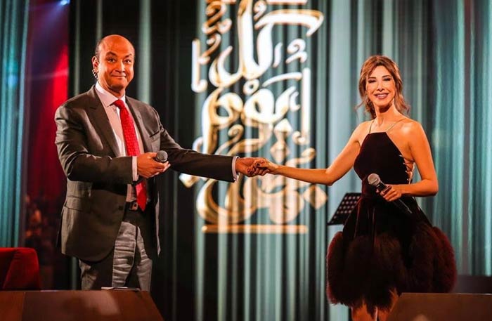 نانسي عجرم لعمرو أديب: أنا بصغر في السن وهذا سر شبابي 1 نانسي