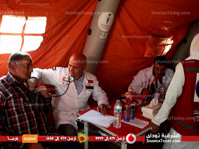 بالصور.. قافلة «زايد العطاء» للقلب تستمر في علاج المرضي مجاناً ببلبيس 2
