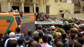 3تشييع جنازة شهيد الواجب «عيد محمد عبد الكريم» بديرب نجم