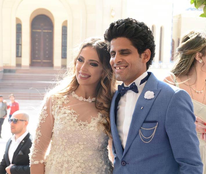 أشرف عبد الباقي يشهد على عقد قران حمدي الميرغني وإسراء عبد الفتاح