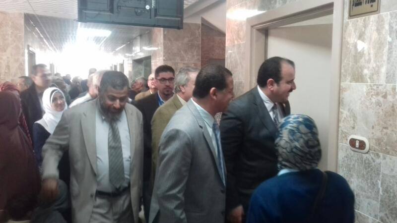 التشغيل التجريبي لمستشفي سنهوت التخصصي بمنيا القمح 1