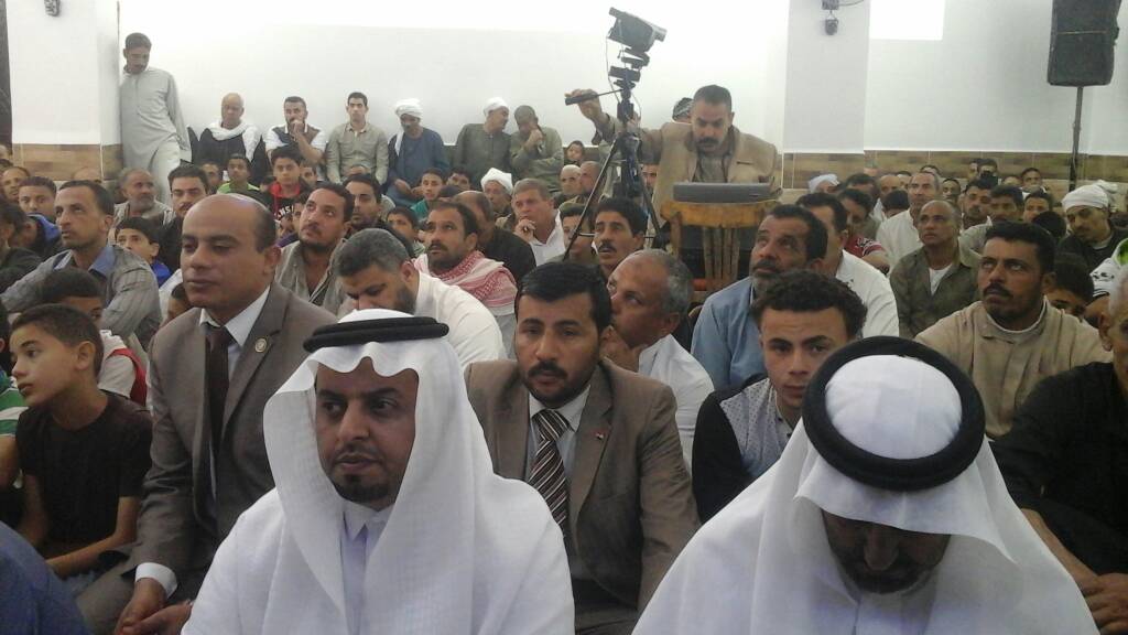بالصور .. افتتاح مسجد المجاهد في حضور نائب كفر صقر