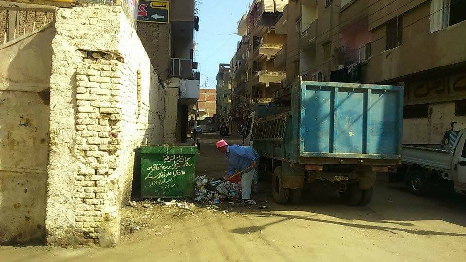 حملات النظافة والتجميل خلال الأجازات الرسمية بمدينة فاقوس3