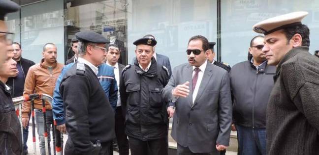 ننشر آخر صور لشهداء الشرطة أمام المرقسية قبل تفجيرها بدقائق 8 شهداء