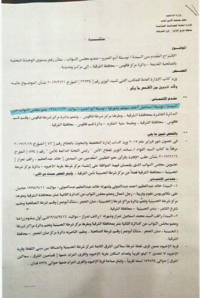 نائبة فاقوس: مشروع مدينة «الصالحية القديمة» ليس وليد اللحظة 2 مشروع مدينة «الصالحية القديمة» ليس وليد اللحظة 2