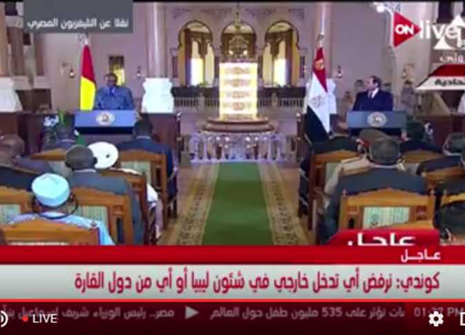 السيسي يتعهد بتطوير العمل المشترك مع الدول الأفريقية
