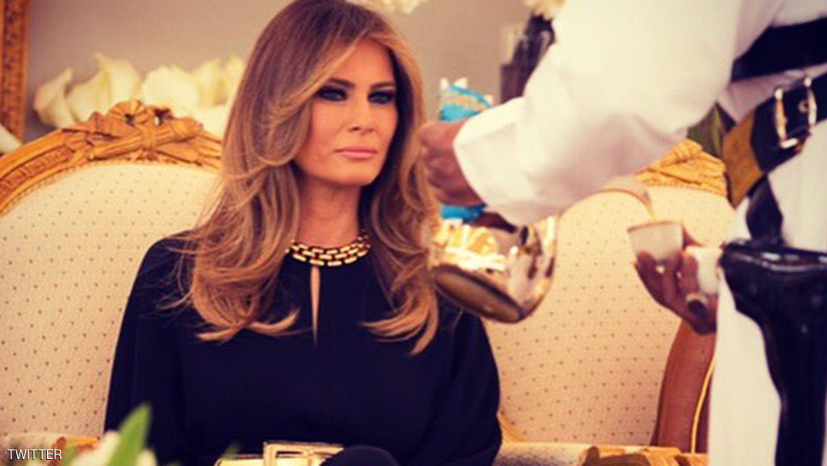 هذا ما قالته ميلانيا ترامب في أول تغريدة لها من السعودية
