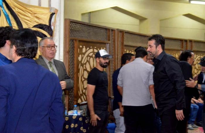 عزاء والدة المنتجين لؤي ووائل عبد الله .. أحمد السقا وكريم عبد العزيز بين الحضور 3 ripmkh012 1