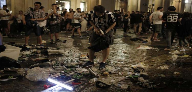 فوز ريال مدريد ببطولة دوري أبطال أوروبا يتسبب في إصابة 200 شخص بإيطاليا