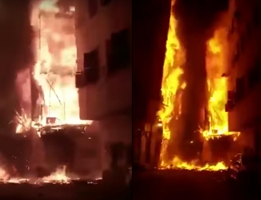 حريق هائل في المنطقة التاريخية بجدة 1 5