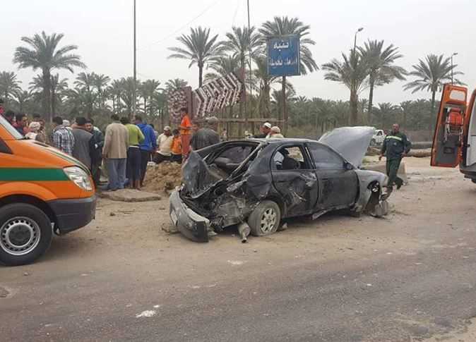 6 أشخاص فى حادث سير بالقرب من بالعاشر من رمضان