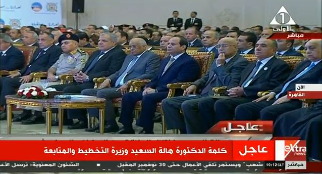 السيسي يشهد إعلان نتائج تعداد السكان 2017 6 yttyy