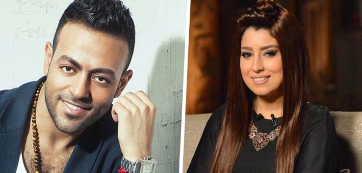 هكذا وجهت «أيتن عامر» رسالة تهنئة لـ «تامر عاشور» بمناسبة زفافه 1 أيتن عامر