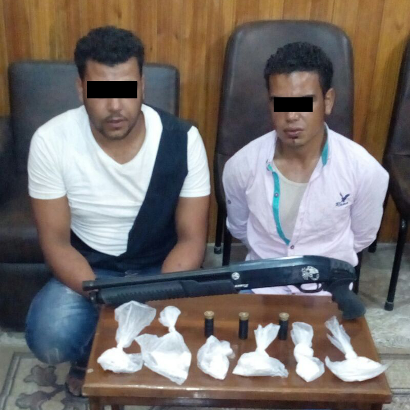 تفاصيل ضبط عاطلين أثناء ترويجهم للمخدرات ببلبيس 1 التريويح