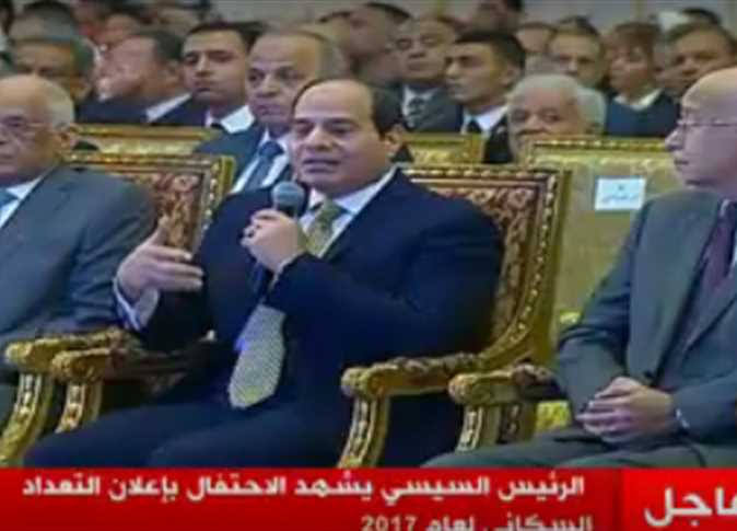 السيسي: يجب على الحكومة أن تحلل نتائج التعداد السكاني 1 السيسي 5