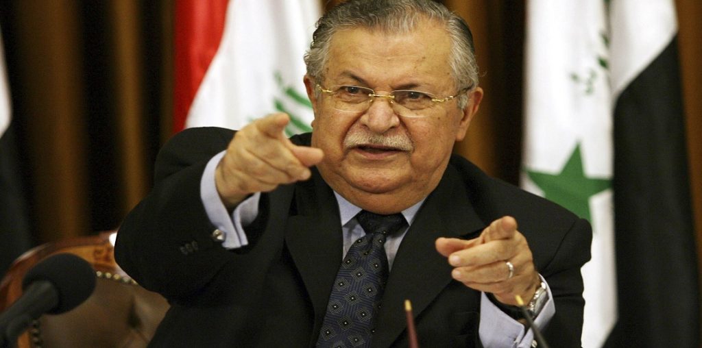 وفاة رئيس العراق السابق جلال طالباني بعد صراع مع المرض 1 %D9%88%D9%81%D8%A7%D8%A9 %D8%B1%D8%A6%D9%8A%D8%B3 %D8%A7%D9%84%D8%B9%D8%B1%D8%A7%D9%82 %D8%A7%D9%84%D8%B3%D8%A7%D8%A8%D9%82 %D8%AC%D9%84%D8%A7%D9%84 %D8%B7%D8%A7%D9%84%D8%A8%D8%A7%D9%86%D9%8A %D8%A8%D8%B9%D8%AF %D8%B5%D8%B1%D8%A7%D8%B9 %D9%85%D8%B9 %D8%A7%D9%84%D9%85%D8%B1%D8%B6