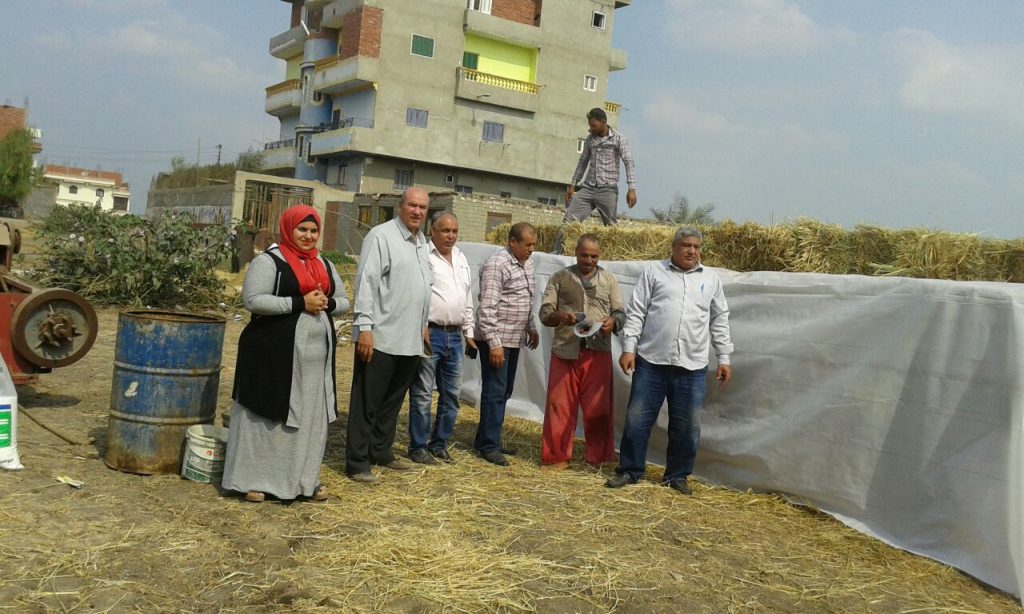 تدريب توعوي لكيفية الاستفادة من قش الأرز بأبوكبير