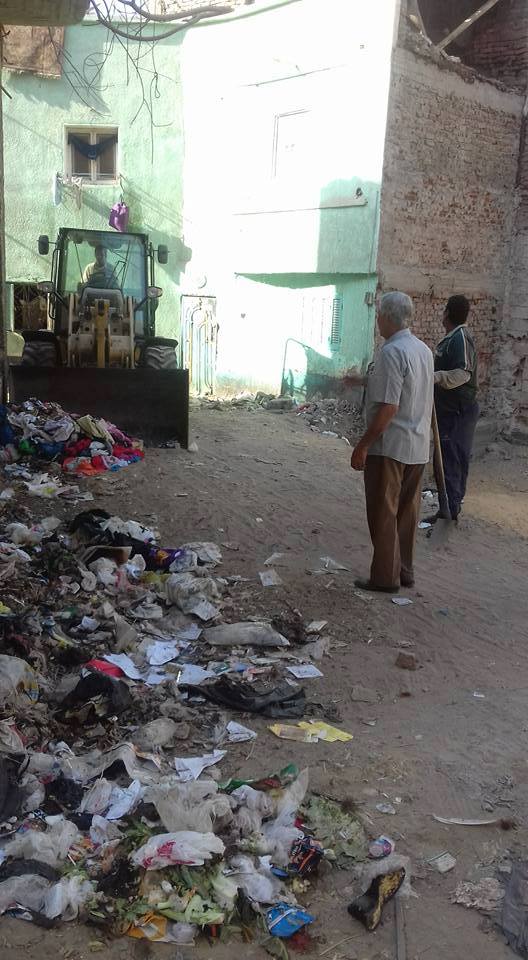 حملة مكبرة لرفع القمامة من مركز الحسينية 1 حملة نظافة بمدينة الحسينية