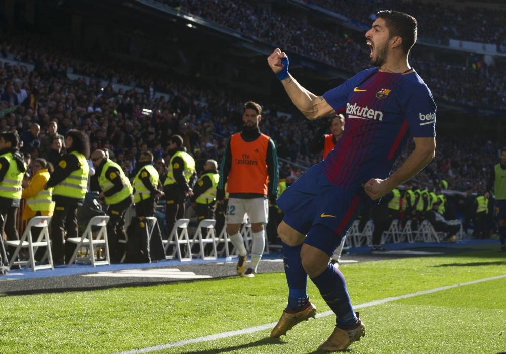 هدف سواريز بشباك ريال مدريد 1 هدف سواريز بشباك ريال مدريد