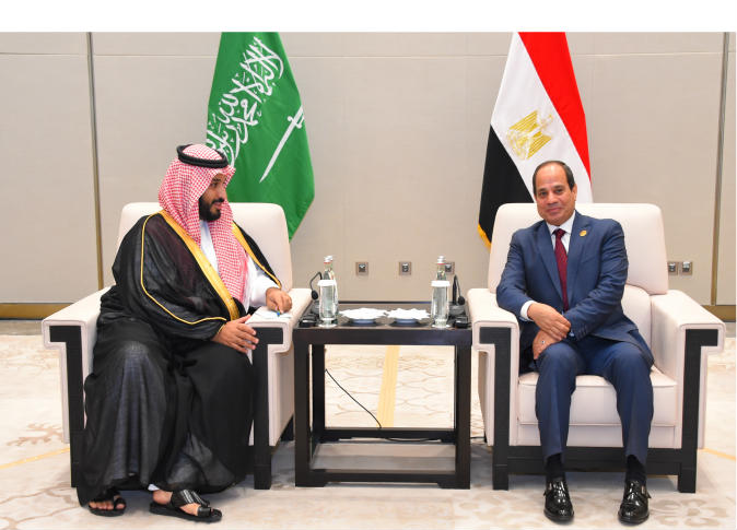 السيسي يتلقي اتصالاً هاتفياً من ولي العهد السعودي 15 السيسي 7