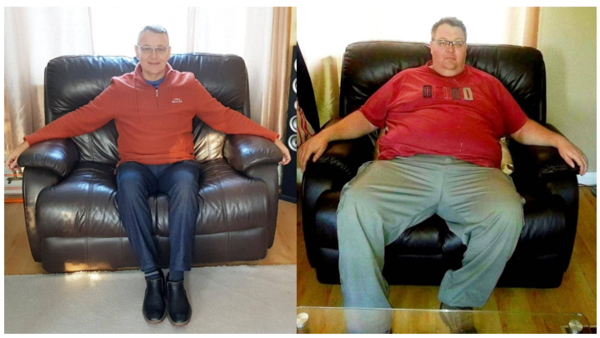 رجل بريطاني يفقد نصف وزنه بفترة وجيزة و طريقة بسيطة ..أشبه بمعجزة