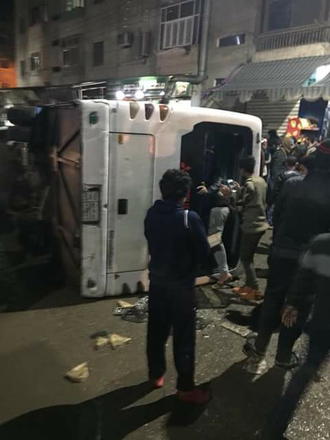 إصابة أكثر من 15 شخص بينهم أطفال في حادث انقلاب حافلة بكفر صقر 1 26733741 934651510018130 663538893161363802 n