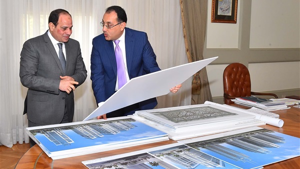وزير الإسكان لـ «السيسي»: 470 ألف وحدة لمحدودي ومتوسطي الدخل بالعاصمة الجديدة 1 912 1