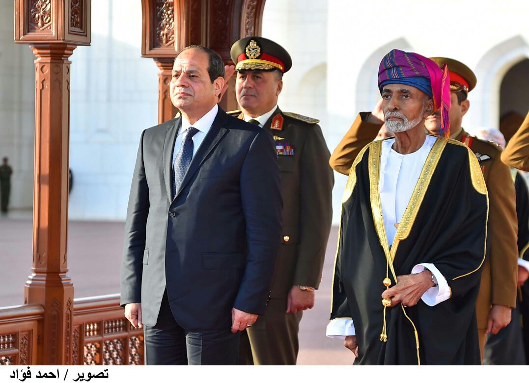 السيسي يختتم زيارته لعمان ويتوجه إلى أبوظبي 1 استقبال حافل للسيسي في عمان 26