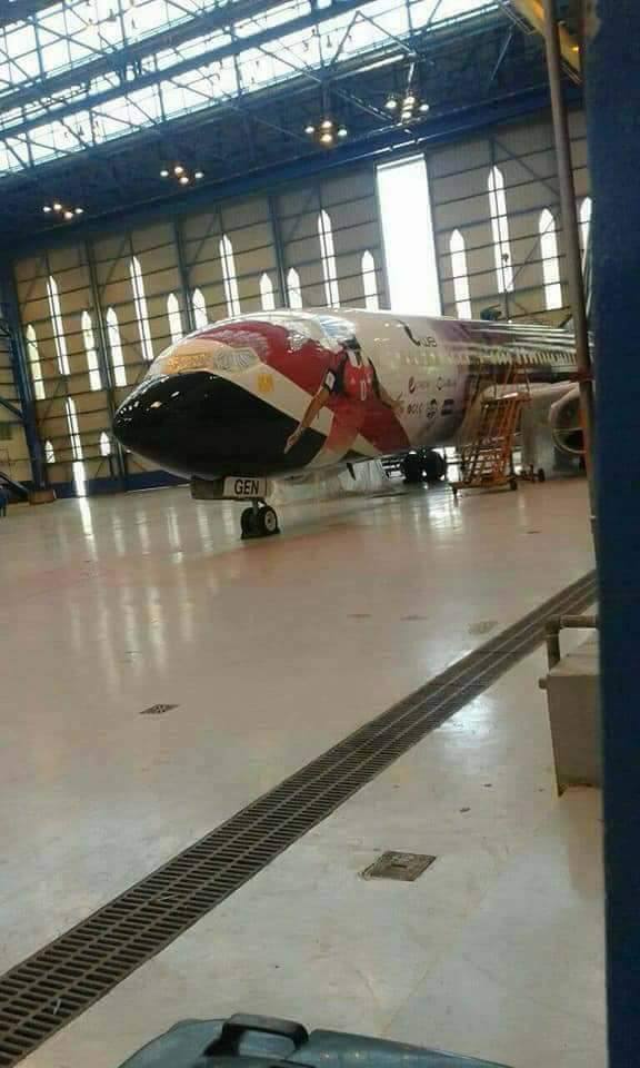 أول صورة لطائرة منتخب مصر في مونديال روسيا 2 28908206 2070515879629674 1104074685 n