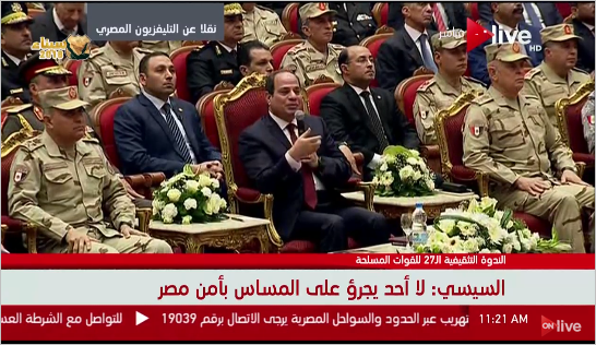 السيسي: «أنا بكررها.. احنا على الحق المبين» 1 3 1