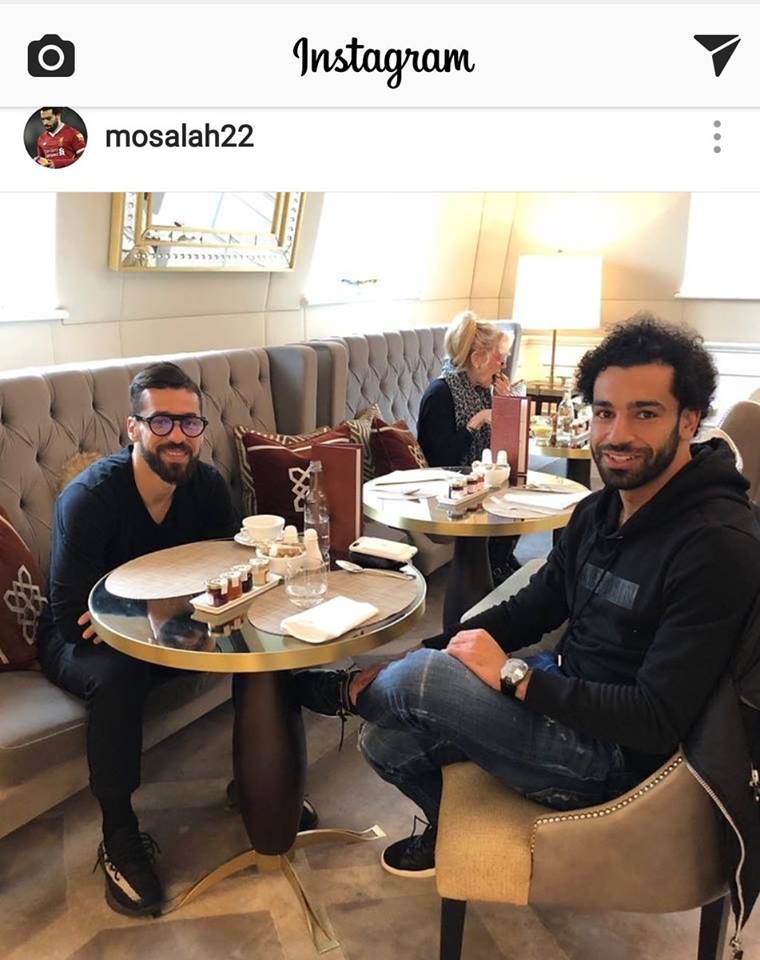 محمد صلاح ينشر صورة له مع عبدالله السعيد 2 81286 محمد صلاح مع عبد الله السعيد