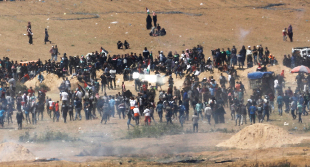 إصابة 701 فلسطيني برصاص قوات الاحتلال فى غزة