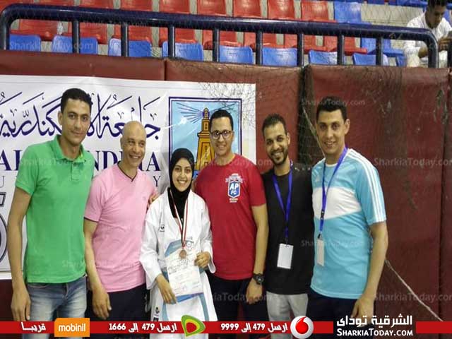 جامعة الزقازيق تفوز ببرونزية الفردي كاتا بنات في دورة الشهيد الرفاعي 45 1 جامعة الزقازيق 2
