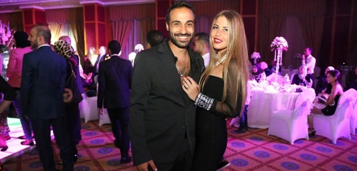 أحمد فهمي وزوجته