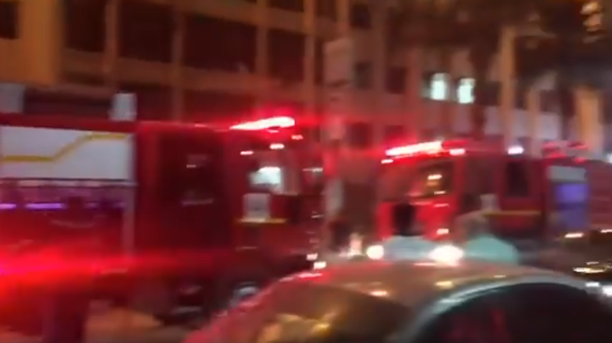 حريق مبنى الطوارئ بمستشفى جامعة الزقازيق