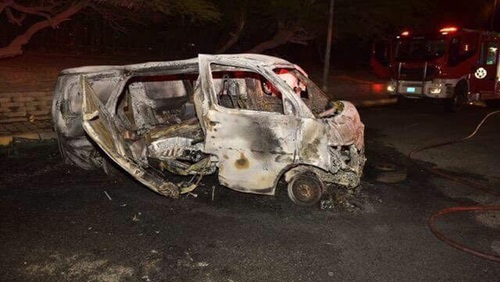 صورة من الحادث