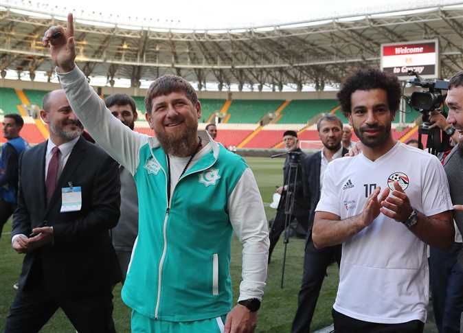 رئيس الشيشان ومحمد صلاح 22