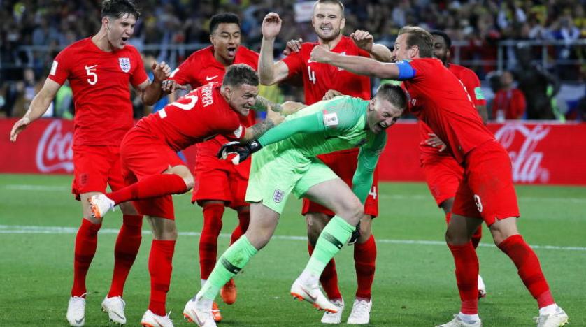 إنجلترا تفوز على كولومبيا
