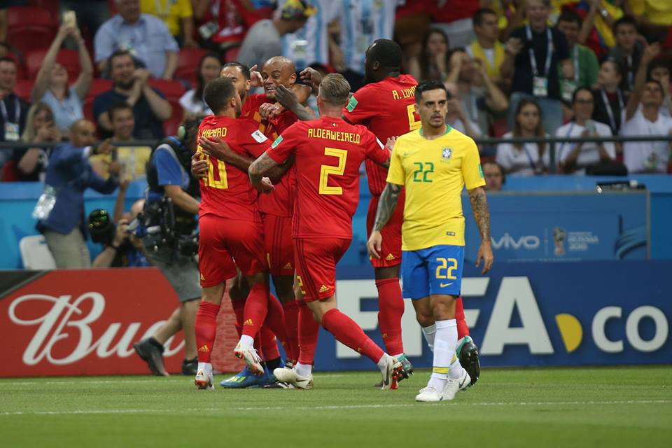 بلجيكا تفوز على البرازيل
