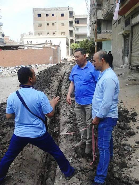 محافظ الشرقية يتابع نسب تنفيذ أعمال توصيل الغاز الطبيعى بههيا 1 توصيل الغاز الطبيعى بههيا