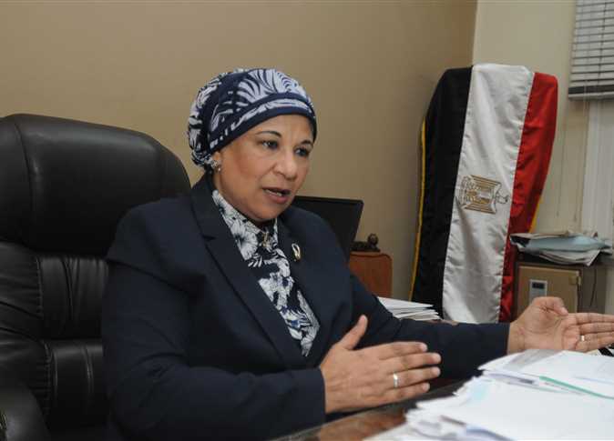 الدكتورة سامية حسن رئيس مصلحة الضرائب العقارية 